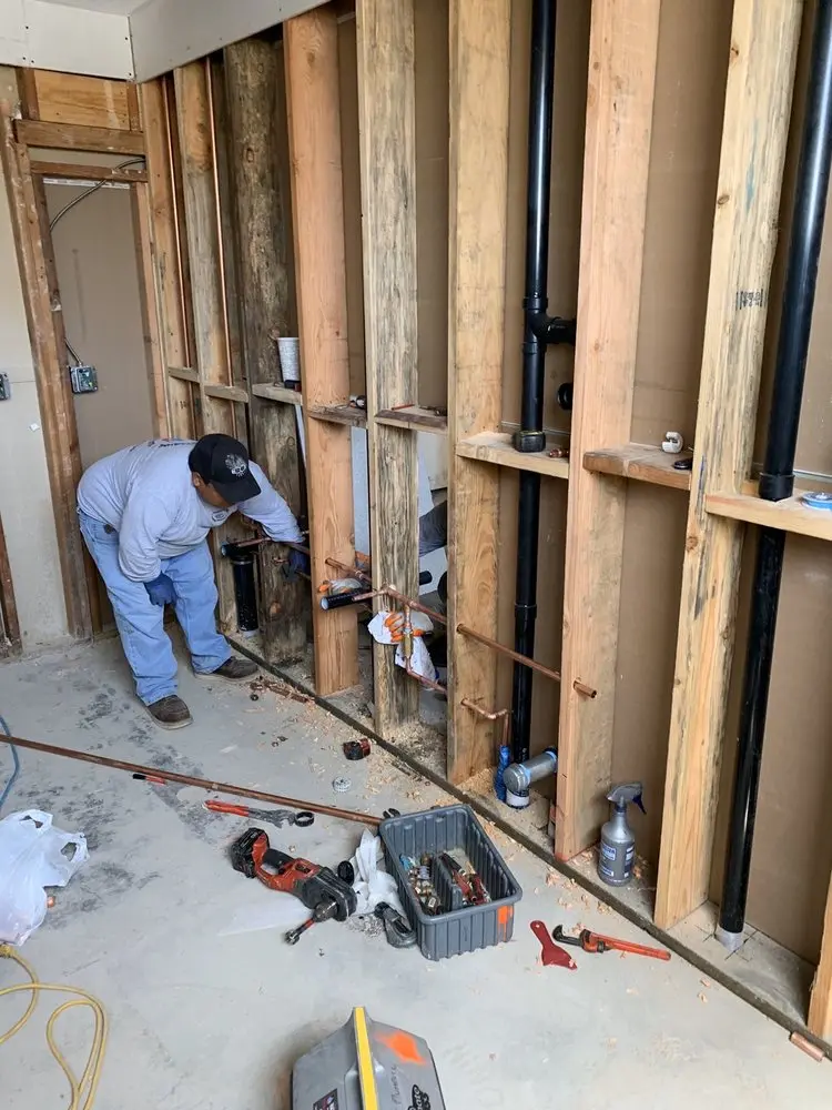 Commercial rough-in plumbing for Gas Line Repair in Clarks Mills